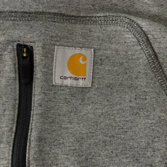 Carhartt Heather Gray Quarter-Zip Pullover - Picture 14 of 15